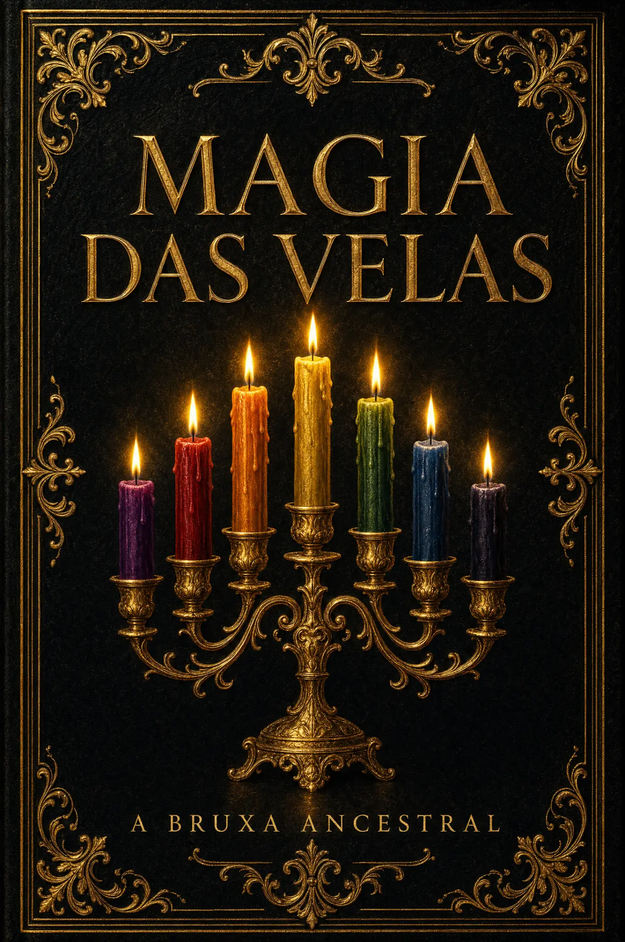 Capa do grimório Magia das Velas