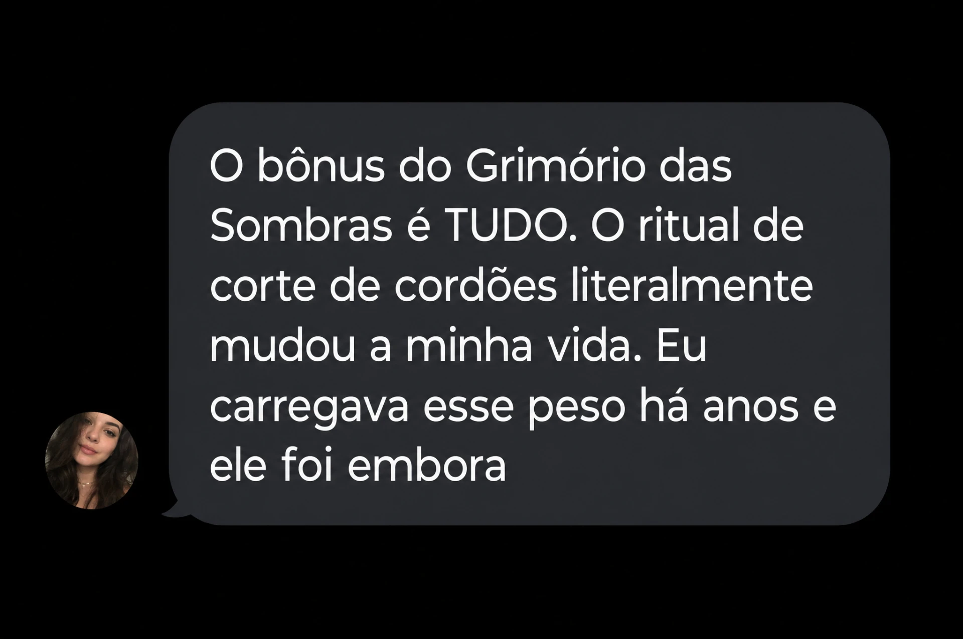 Print de conversa 8 sobre a coleção de grimórios